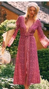 Arnhem Fleetwood Duster Dress Pomegranate